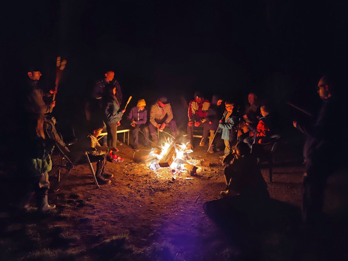 Vater-Kind Wochenende & Stockbrot auf Eifelcamping Reles-Mühle